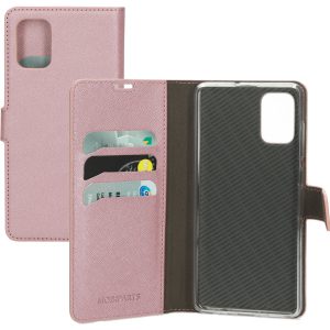 Mobiparts Saffiano Wallet Case Samsung Galaxy A71 (2020) Pink