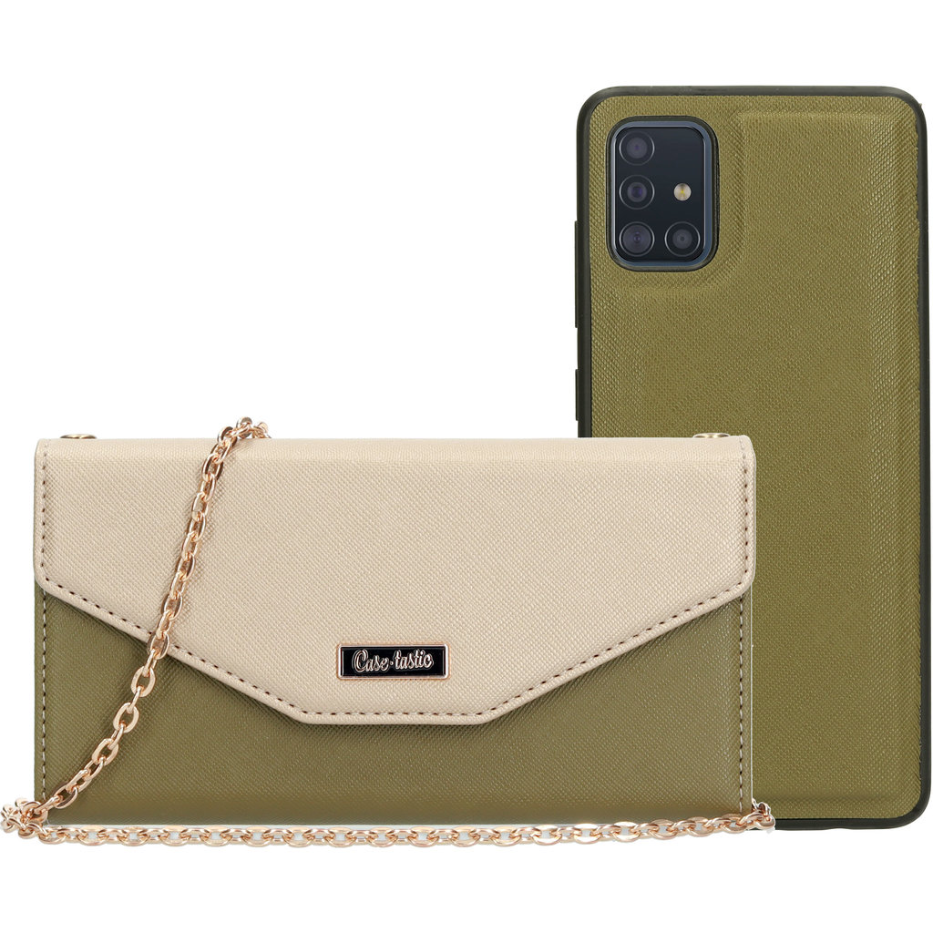 Casetastic Clutch Samsung Galaxy A51 (2020) Gold/Green