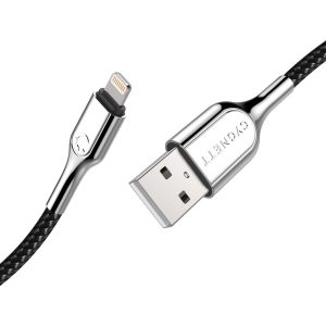 Cygnett Armoured Braided Lightning to USB Cable 3m Black