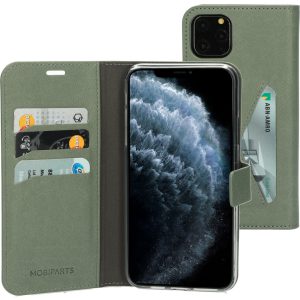 Mobiparts Classic Wallet Case Apple iPhone 11 Pro Max Stone Green