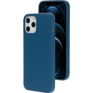 Mobiparts Silicone Cover Apple iPhone 12 Pro Max Blueberry Blue