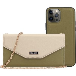 Casetastic Clutch Apple iPhone 12/12Pro Gold/Green