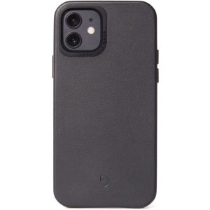 Decoded Leather Back Cover Apple iPhone 12 Mini Black
