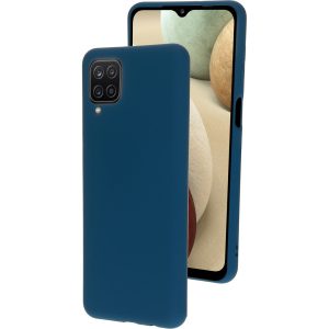 Mobiparts Silicone Cover Samsung Galaxy A12 (2021) Blueberry Blue