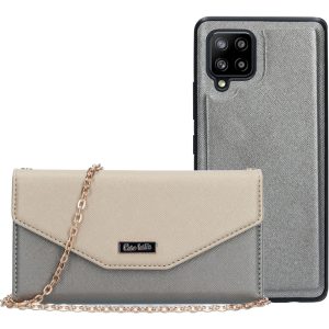 Casetastic Clutch Samsung Galaxy A42 (2020) Gold/Silver