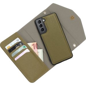 Casetastic Clutch Samsung Galaxy S21 Gold/Green
