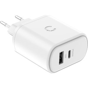 Cygnett 32W USB-C PD Dual Port Wall Charger EU White