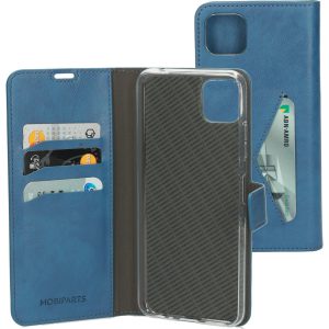 Mobiparts Classic Wallet Case Samsung Galaxy A22 5G (2021) Steel Blue