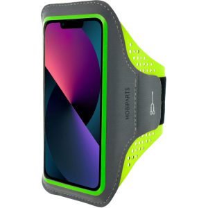 Mobiparts Comfort Fit Sport Armband Apple iPhone 13 Neon Green