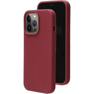 Mobiparts Silicone Cover Apple iPhone 13 Pro Plum Red