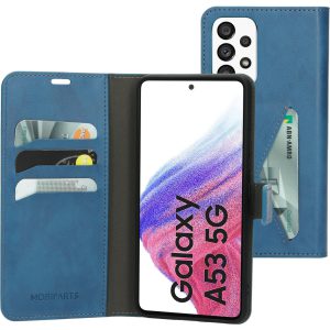 Mobiparts Classic Wallet Case Samsung Galaxy A53 (2022) Steel Blue