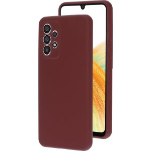 Mobiparts Silicone Cover Samsung Galaxy A33 5G (2022) Plum Red