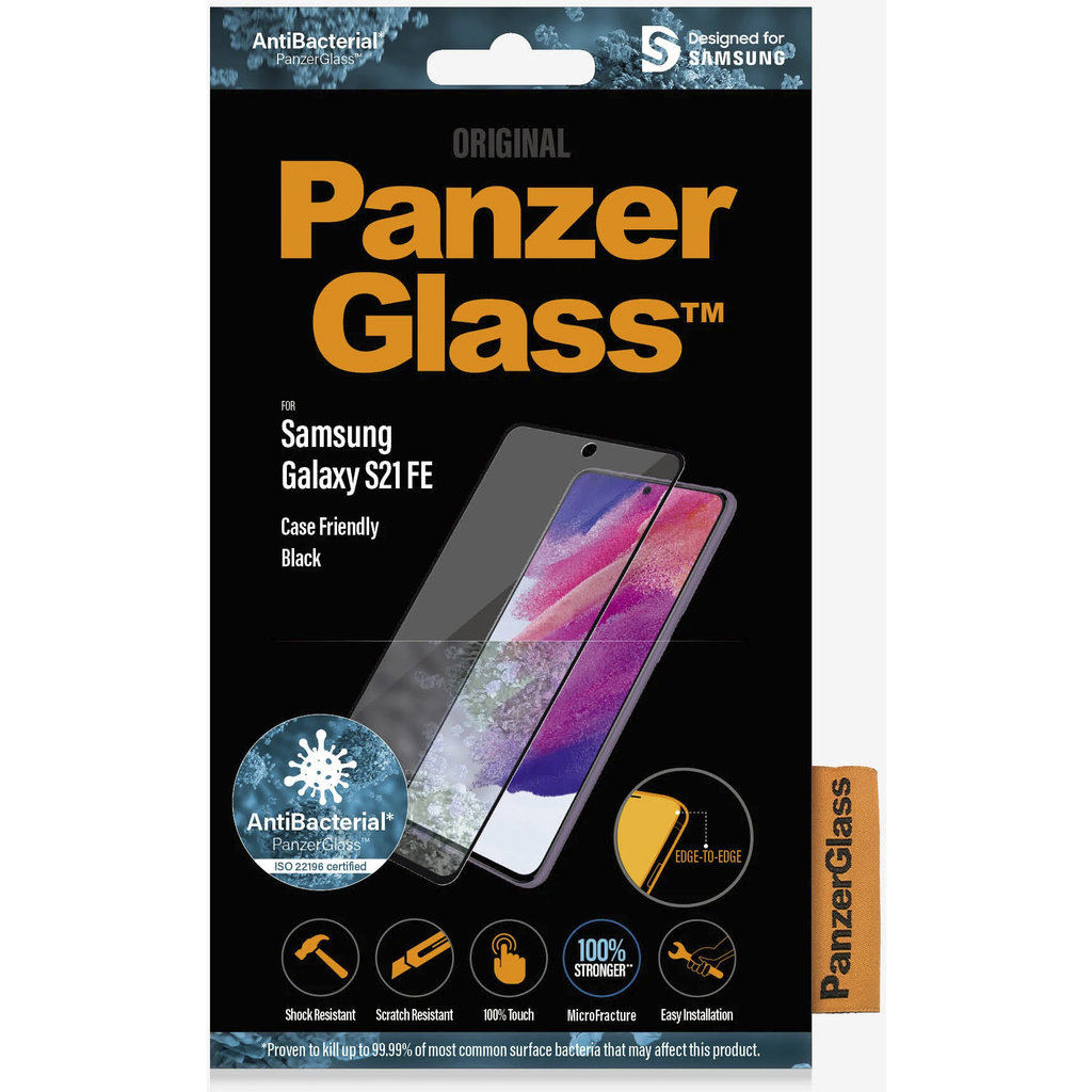PanzerGlass Samsung Galaxy S21 FE (2022) Black CF Super+ Glass