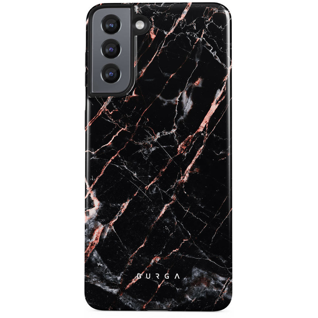 Burga Tough Case Samsung Galaxy S22 - Rose Gold Marble