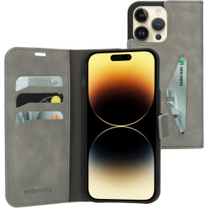 Mobiparts Classic Wallet Case Apple iPhone 14 Pro Max Granite Grey