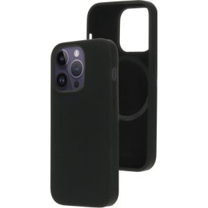 Mobiparts Silicone Cover Apple iPhone 14 Pro Black (Magsafe Compatible)