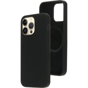 Mobiparts Silicone Cover Apple iPhone 14 Pro Max Black (Magsafe Compatible)