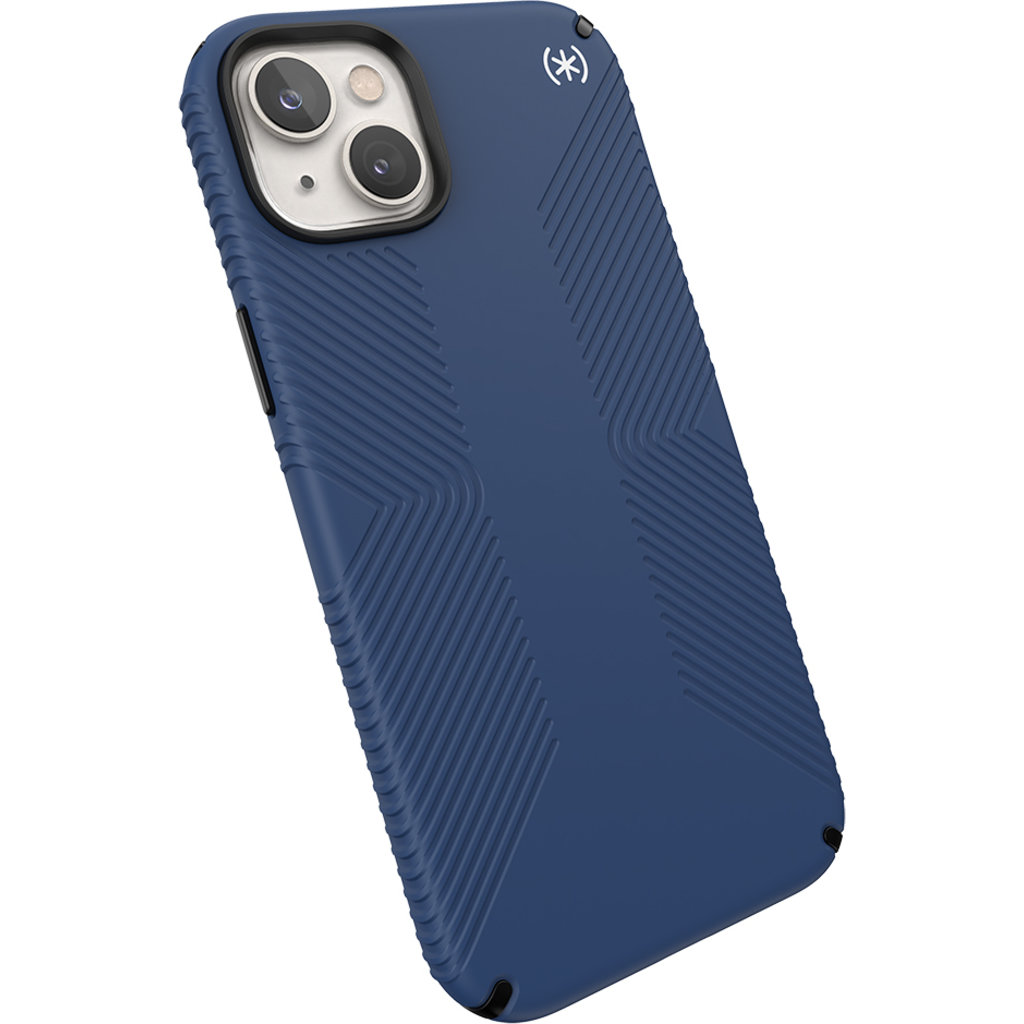 Speck Presidio2 Grip + MS Apple iPhone 14 Plus/15 Plus Coastal Blue - with Microban