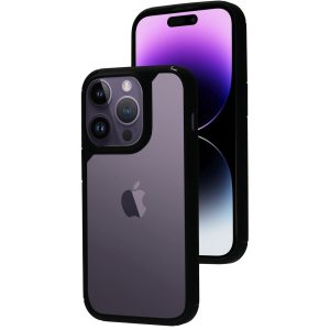 Mobiparts Rugged Clear Case Apple iPhone 14 Pro Black