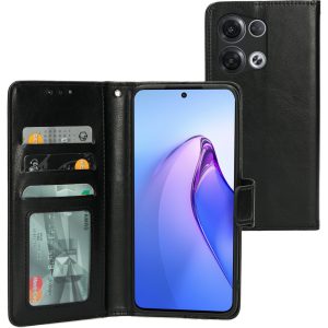 Mobiparts Classic Wallet Case Oppo Reno8 Pro 5G Black
