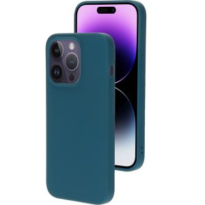 Mobiparts Silicone Cover Apple iPhone 14 Pro Blueberry Blue