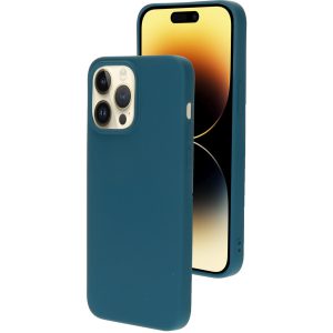 Mobiparts Silicone Cover Apple iPhone 14 Pro Max Blueberry Blue