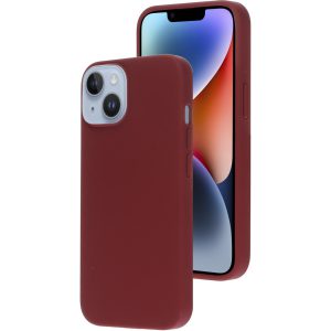 Mobiparts Silicone Cover Apple iPhone 14 Plum Red