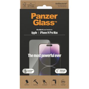 PanzerGlass Apple iPhone 14 Pro Max Black CF Super+ Glass AB with EasyAligner