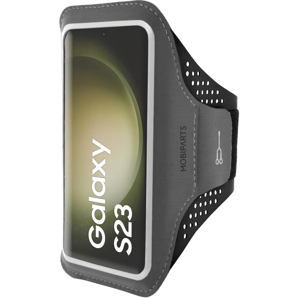 Mobiparts Comfort Fit Sport Armband Samsung Galaxy S23 (2023) Black