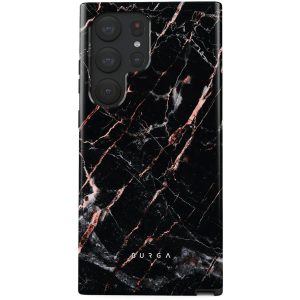Burga Tough Case Samsung Galaxy S23 Ultra - Rose Gold Marble