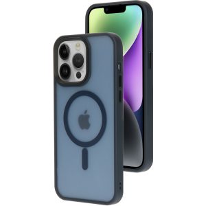 Mobiparts Hardcover Apple iPhone 14 Pro Max Satin Blue (Magsafe Compatible)