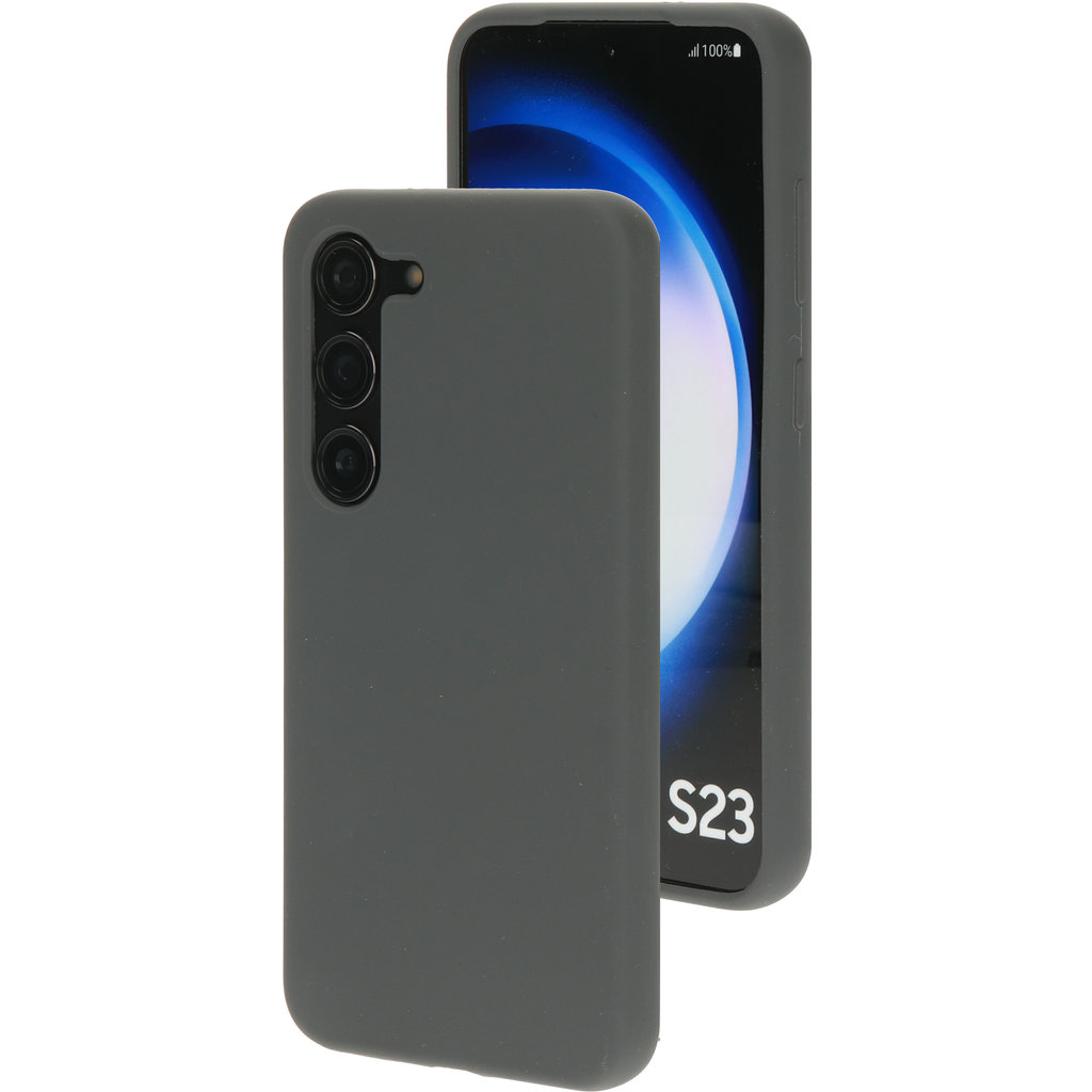 Mobiparts Silicone Cover Samsung Galaxy S23 Urban Grey