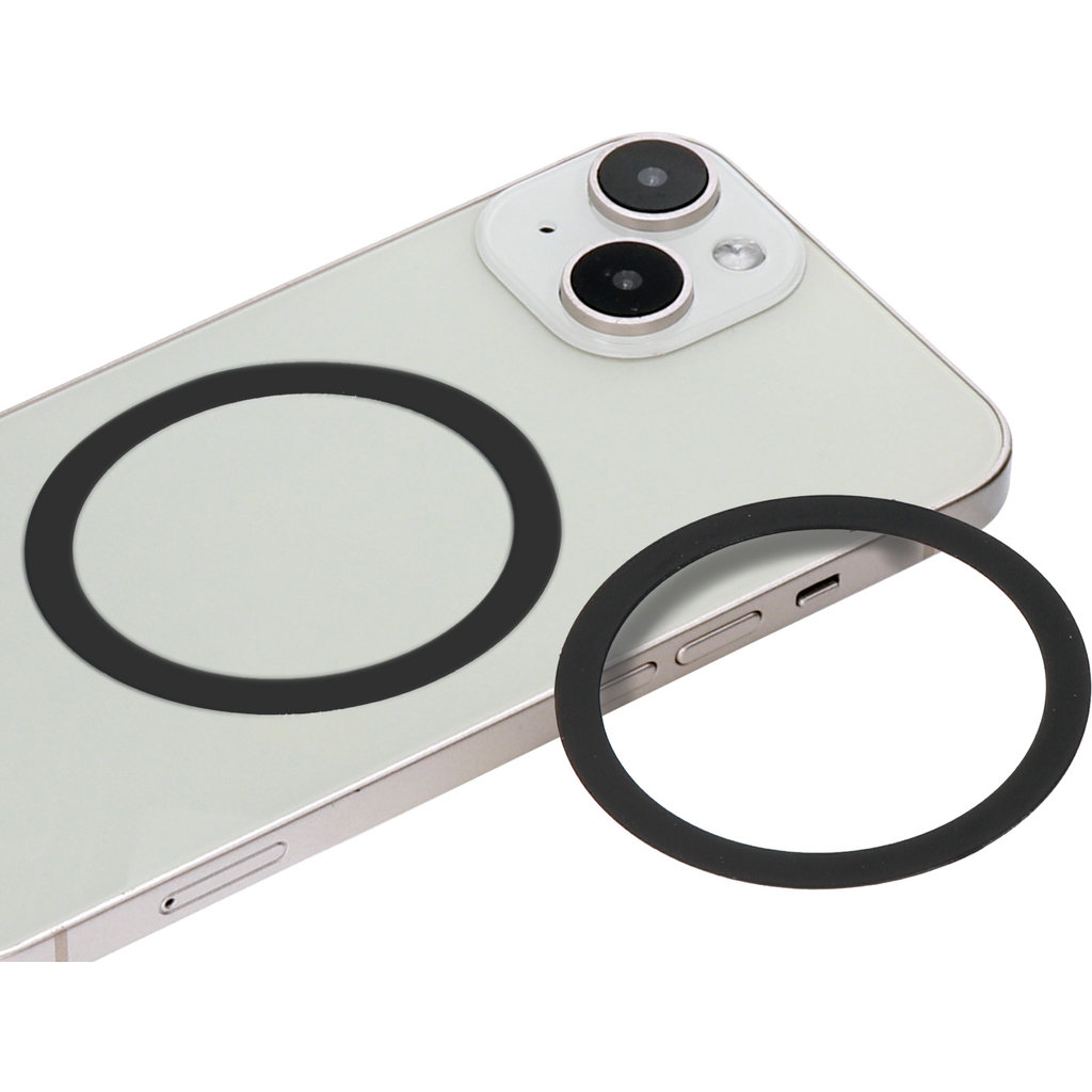 Mobiparts MagSafe compatible Ring Black (2pcs)