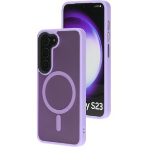 Mobiparts Hardcover Samsung Galaxy S23 Satin Lila (Magsafe Compatible)