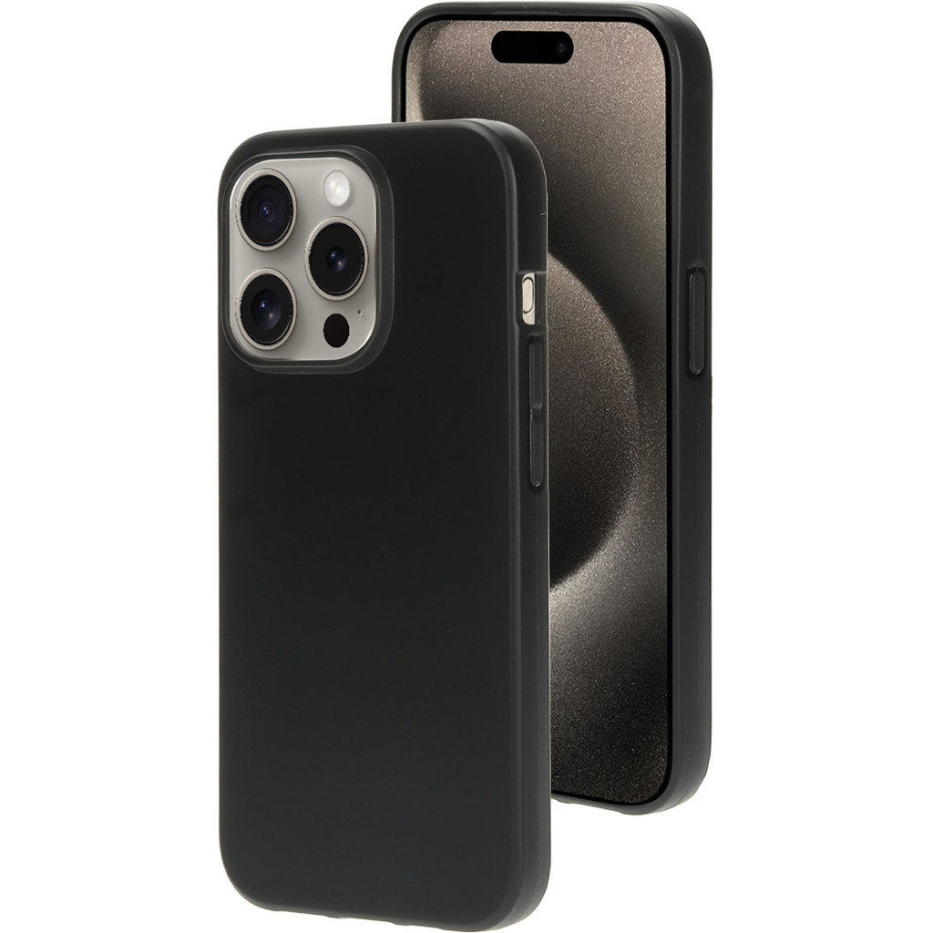 Mobiparts Classic TPU Case Apple iPhone 15 Pro Matt Black