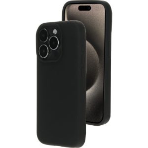 Mobiparts Silicone Cover Apple iPhone 15 Pro Black (Magsafe Compatible)