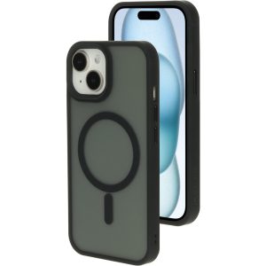 Mobiparts Hardcover Apple iPhone 15 Satin Black (Magsafe Compatible)