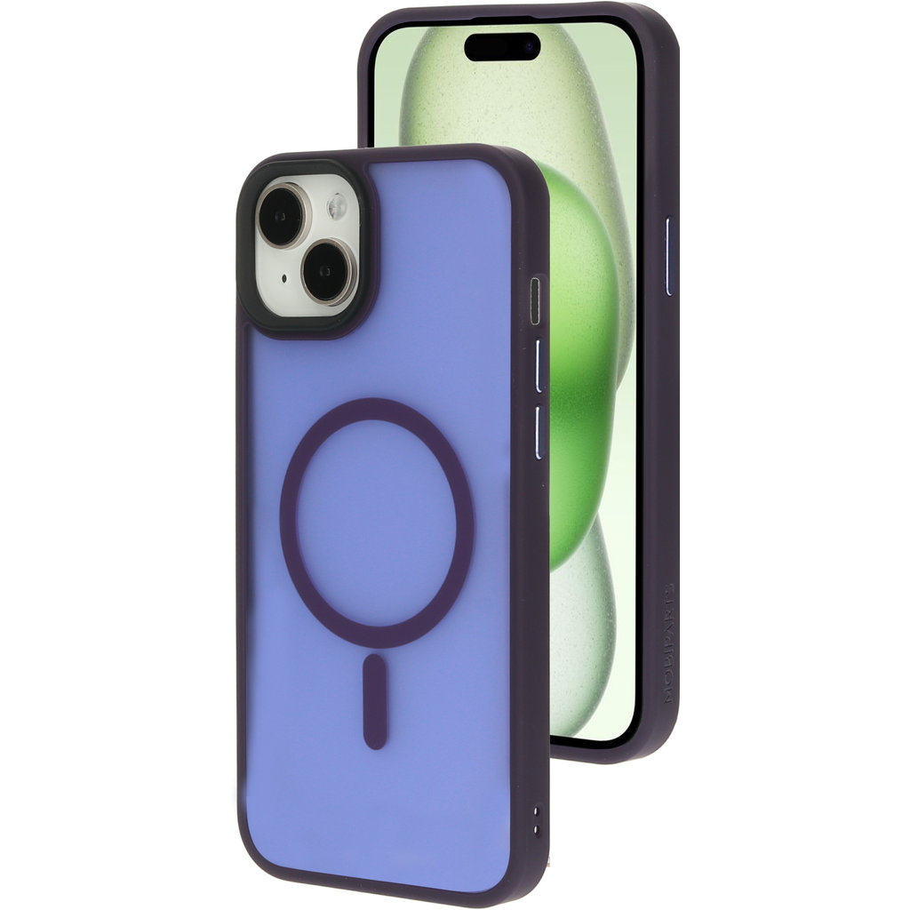 Mobiparts Hardcover Apple iPhone 15 Plus Satin Purple (Magsafe Compatible)