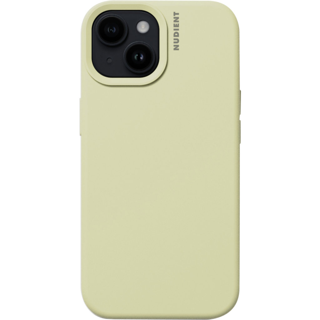 Nudient Base Case iPhone 15 Pale Yellow