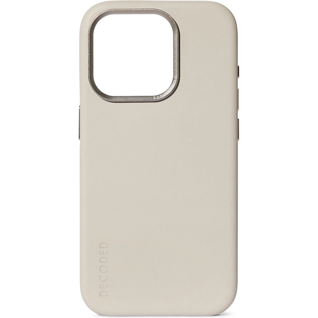 Decoded Leather Backcover Apple iPhone 15 Pro Max Clay