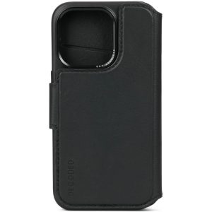 Decoded Leather Detachable Wallet Apple iPhone 15 Pro Black