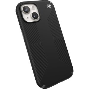 Speck Presidio2 Grip Apple iPhone 16e/15/14/13 Black - with Microban