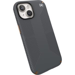 Speck Presidio2 Grip Apple iPhone 16e/15/14/13 Charcoal Grey - with Microban
