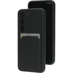 Mobiparts Classic TPU Case with Cardholder Samsung Galaxy S23 Matt Black