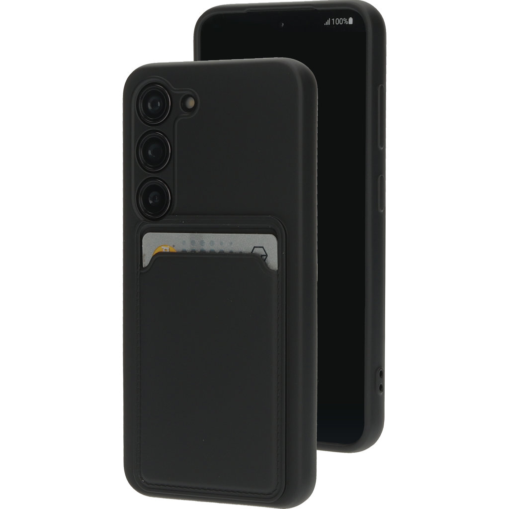 Mobiparts Classic TPU Case with Cardholder Samsung Galaxy S23 Matt Black