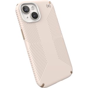 Speck Presidio2 Grip Apple iPhone 16e/15/14/13 Bleached Bone - with Microban