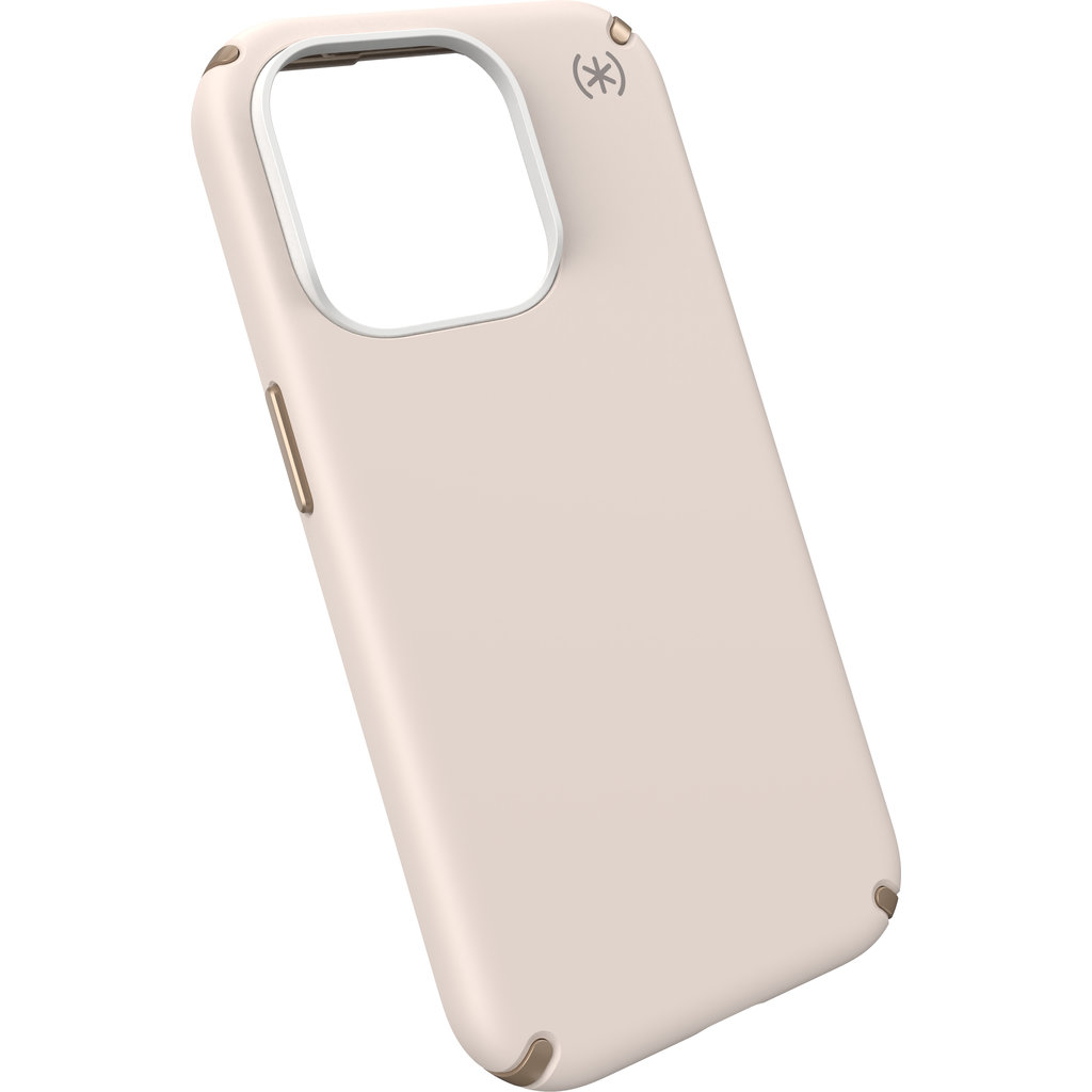 Speck Presidio2 Pro + MS Apple iPhone 15 Pro Bleached Bone - with Microban