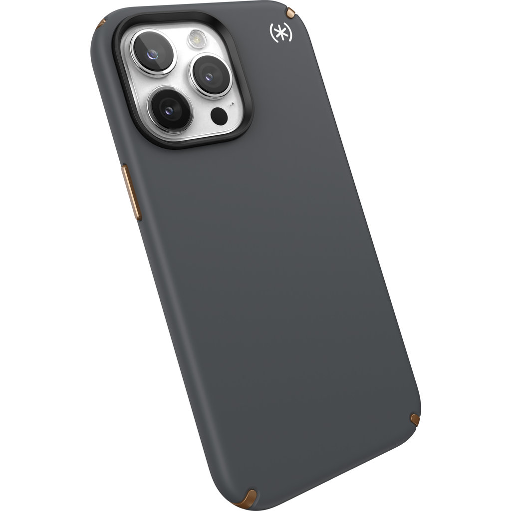 Speck Presidio2 Pro + MS Apple iPhone 15 Pro Max Charcoal Grey - with Microban