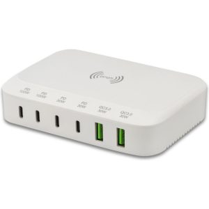 4smarts 7in1 GaN Charging Station 100W with Wireless Charger white