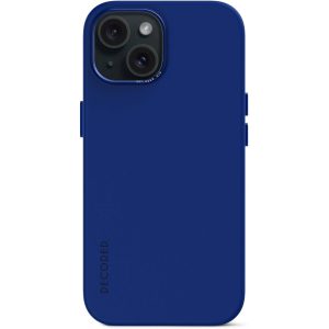 Decoded Silicone Backcover Apple iPhone 15 Galactic Blue